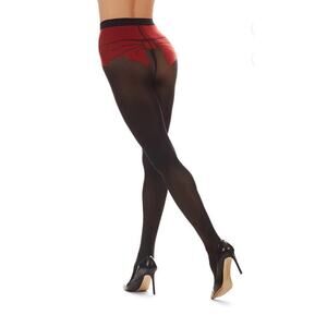 🦋B2G1🦋MeMOÍ LoveMoi Tie Me Up Faux Bow Opaque Tights | Lov303 |